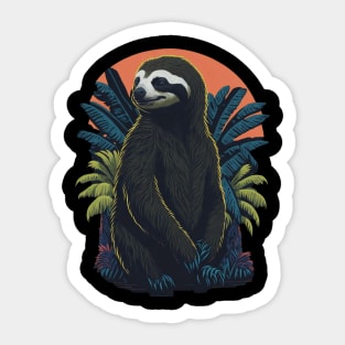 Sloth cute colorful Sticker